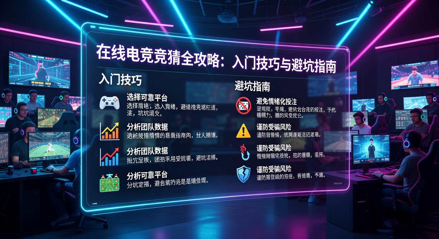 在线电竞竞猜2026指南：赛事分析避坑技巧