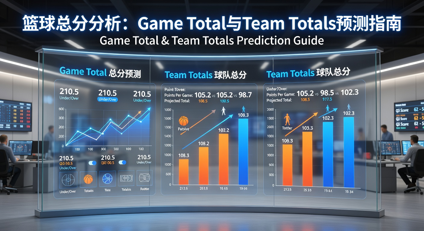篮球总分分析：Game Total Team Totals指南