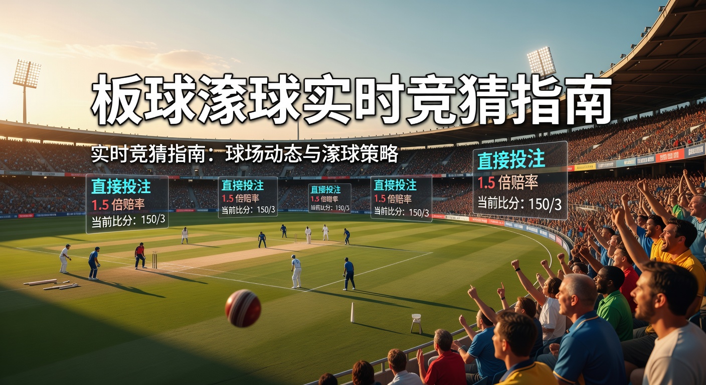 板球滚球 Live Cricket Betting 实时竞猜技巧
