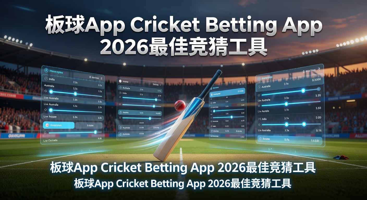 板球App Cricket Betting App 2026最佳赛事分析工具
